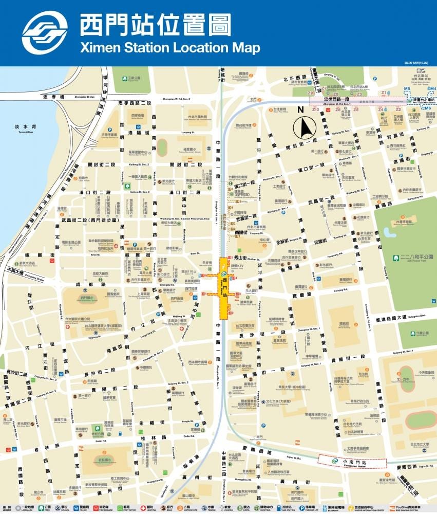 ximending - kort