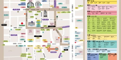 Ximending versla umdæmi kort