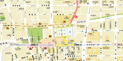 Kort af Taipei neðanjarðar mall